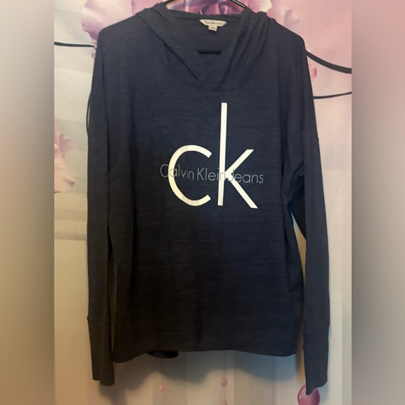 Calvin Klein Blue Hoodie Size XL - Picture 1 of 5